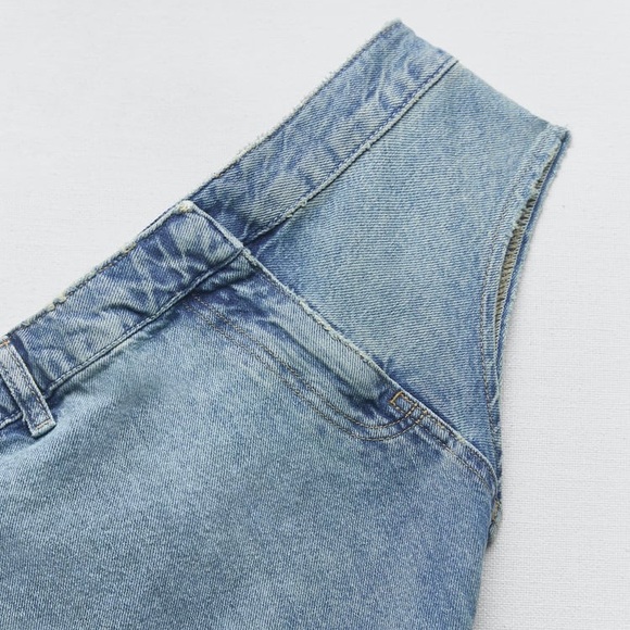 ASYMMETRIC DENIM TOP - Picture 6 of 6